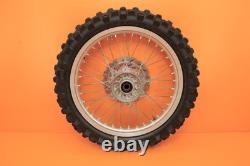 2001 01 WR250F WR 250F OEM 21/18 Front Rear Wheel Set Hub Rim Spoke Tire Center
