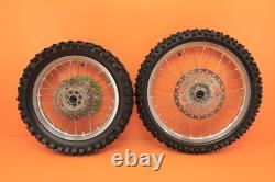 2001-2015 KX85 KX 85 OEM Front Rear Wheel Set Hub Rim Spoke Tire Center 17/14
