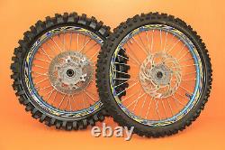 2001 96-01 YZ250 YZ 250 EXCEL BLUE Front Rear Wheel Set Hub Rim Spokes Tire