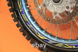2001 96-01 YZ250 YZ 250 EXCEL BLUE Front Rear Wheel Set Hub Rim Spokes Tire
