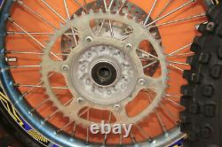 2001 96-01 YZ250 YZ 250 EXCEL BLUE Front Rear Wheel Set Hub Rim Spokes Tire