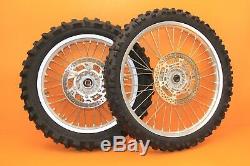 2003 03-18 WR450F WR250F Excel Front Rear Wheel Set Hub Rim Spokes Tire Rotor