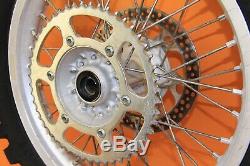 2003 03-18 WR450F WR250F Excel Front Rear Wheel Set Hub Rim Spokes Tire Rotor