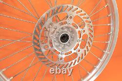 2003 03 KX125 KX 125 OEM Front Rear Wheel Set Hub Rim Spokes Center Rotor 19/21