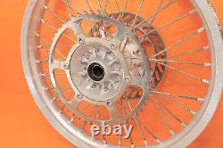 2003 03 KX125 KX 125 OEM Front Rear Wheel Set Hub Rim Spokes Center Rotor 19/21