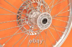 2003 03 KX125 KX 125 OEM Front Rear Wheel Set Hub Rim Spokes Center Rotor 19/21