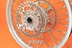 2003 03 KX125 KX 125 OEM Front Rear Wheel Set Hub Rim Spokes Center Rotor 19/21