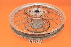 2003 03 KX125 KX 125 OEM Front Rear Wheel Set Hub Rim Spokes Center Rotor 19/21