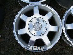 2003-2007 Cadillac Cts Set Of 4 16 X 7 Oem Wheel Rim 7 Spoke Machiine Polished