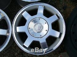 2003-2007 Cadillac Cts Set Of 4 16 X 7 Oem Wheel Rim 7 Spoke Machiine Polished