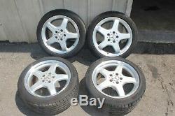 2003 Mercedes W208 Clk430 Conve #123 Rims 17 Wheels Rim Set Amg 5-spoke Tires