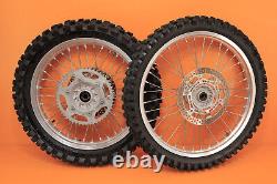 2004 01-11 YZ250 YZ 250 OEM Front Rear Wheel Set Hub Rim Spoke Tire Center 19/21