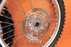 2004 01-11 YZ250 YZ 250 OEM Front Rear Wheel Set Hub Rim Spoke Tire Center 19/21