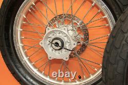 2004 02-08 YZ250F YZ250 FLAT TRACK Wheel Set Front Rear Hub Rim Spokes Tires