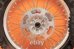 2004 04-07 KX250 KX 250 OEM Front Rear Wheel Set Hub Rim Spokes Tire Center