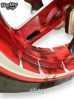 2004 2005 Suzuki Gsxr600 Gsxr750 Wheel Set Front & Rear Red & White