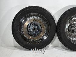 2004 Harley Road King Touring Classic OEM Front Rear Wheel Rim Tire Spoked 16