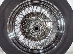 2004 Harley Road King Touring Classic OEM Front Rear Wheel Rim Tire Spoked 16
