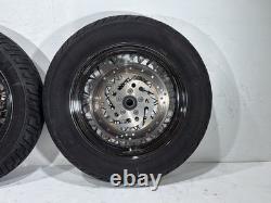 2004 Harley Road King Touring Classic OEM Front Rear Wheel Rim Tire Spoked 16