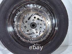 2004 Harley Road King Touring Classic OEM Front Rear Wheel Rim Tire Spoked 16
