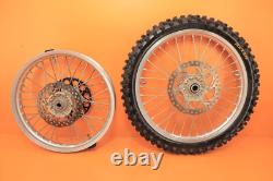 2005 02-14 KTM 250 SX 250SX Front Rear Wheel Set Hub Rim Spoke Tire Center Rotor