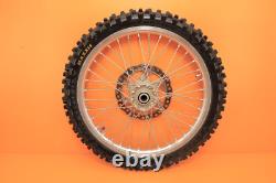 2005 02-14 KTM 250 SX 250SX Front Rear Wheel Set Hub Rim Spoke Tire Center Rotor 2005 02-14 KTM 250 SX 250SX Front Rear Wheel Set Hub Rim Spoke Tire Center Rotor