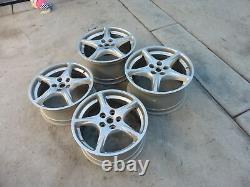 2005-2011 Ferrari 612 Scaglietti Front Rear 5 Spoke Alloy Wheel Rim Set 194186