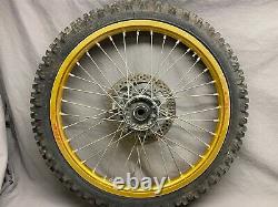 2005 Yamaha YZ450f YZ GOLD Excel Set Front Rear Wheels Rim Tire Hub Spokes Set