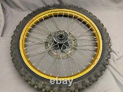 2005 Yamaha YZ450f YZ GOLD Excel Set Front Rear Wheels Rim Tire Hub Spokes Set