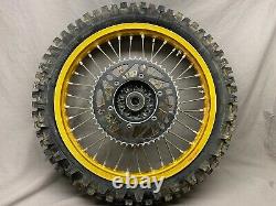 2005 Yamaha YZ450f YZ GOLD Excel Set Front Rear Wheels Rim Tire Hub Spokes Set