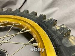 2005 Yamaha YZ450f YZ GOLD Excel Set Front Rear Wheels Rim Tire Hub Spokes Set