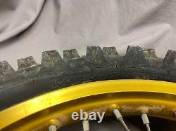 2005 Yamaha YZ450f YZ GOLD Excel Set Front Rear Wheels Rim Tire Hub Spokes Set