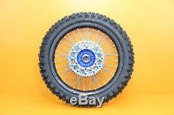 2006 02-08 YZ250 YZ125 Front Rear Wheel Set Blue / Black Hub Rim Spokes Rotor