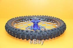 2006 02-08 YZ250 YZ125 Front Rear Wheel Set Blue / Black Hub Rim Spokes Rotor