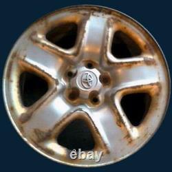 2006-2012 Toyota RAV4 # 7975P-S 17 5 Spoke Silver Wheel Skins / HUBCAPS SET/4