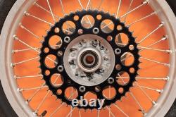 2007 02-11 YZ250 YZ 250 OEM Front Rear Wheel Set Hub Rim Spoke Tire Center 19/21