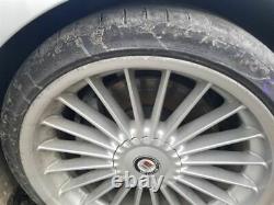 2007 08 Alpina B7 Oem 21 Inch Wheel Set Front And Rear With Caps 20 Spoke Silver