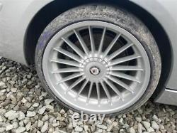 2007 08 Alpina B7 Oem 21 Inch Wheel Set Front And Rear With Caps 20 Spoke Silver