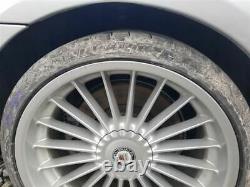 2007 08 Alpina B7 Oem 21 Inch Wheel Set Front And Rear With Caps 20 Spoke Silver
