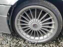 2007 08 Alpina B7 Oem 21 Inch Wheel Set Front And Rear With Caps 20 Spoke Silver