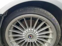 2007 08 Alpina B7 Oem 21 Inch Wheel Set Front And Rear With Caps 20 Spoke Silver