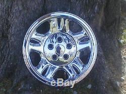 2007 2011 Dodge Nitro Chrome Wheel Skin Set Of 4 -16 For 10 Spoke Steel Wheel
