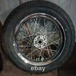2007-2011 Harley-Davidson FLHR Road King OEM 16x3.00 front Spoke Wheel Dunlop