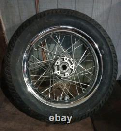 2007-2011 Harley-Davidson FLHR Road King OEM 16x3.00 front Spoke Wheel Dunlop