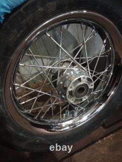 2007-2011 Harley-Davidson FLHR Road King OEM 16x3.00 front Spoke Wheel Dunlop