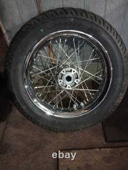 2007-2011 Harley-Davidson FLHR Road King OEM 16x3.00 front Spoke Wheel Dunlop