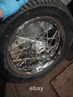 2007-2011 Harley-Davidson FLHR Road King OEM 16x3.00 front Spoke Wheel Dunlop