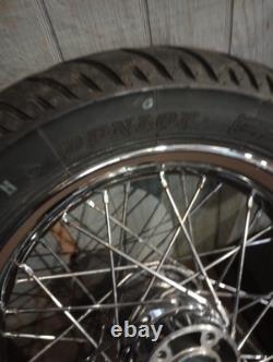 2007-2011 Harley-Davidson FLHR Road King OEM 16x3.00 front Spoke Wheel Dunlop