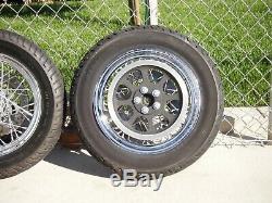 2007 Harley-davidson Softail Deluxe Front & Rear Spoke Wheels Tire 16