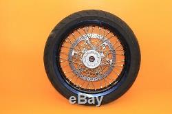 2008 05-19 DRZ400SM SUPERMOTO Front Rear Wheel Set Hub Rim Spokes Rotor 17